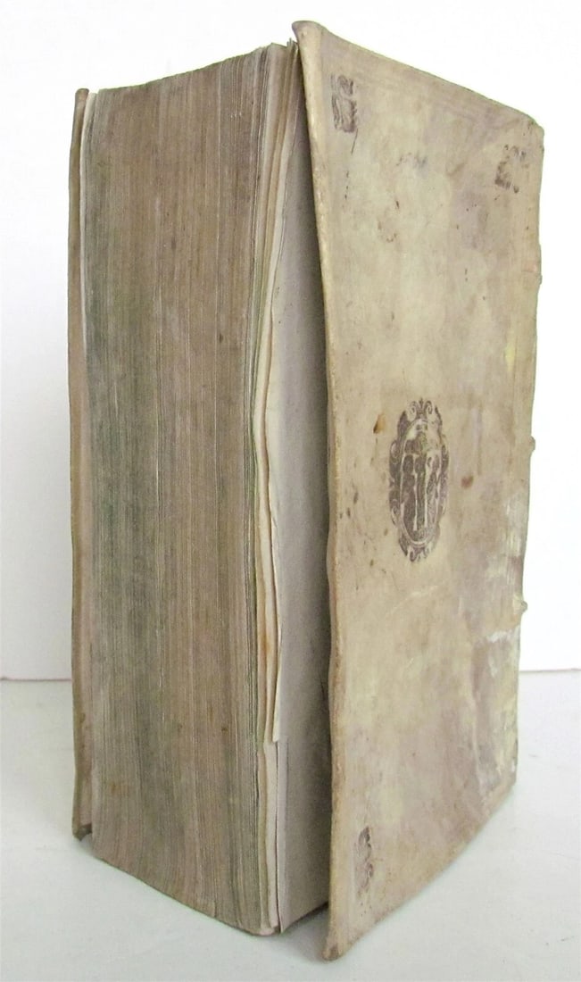 1595 LUIS DE GRANADA POSTILLAS ET HOMILIAS antique VELLUM BINDING 16th century - 2