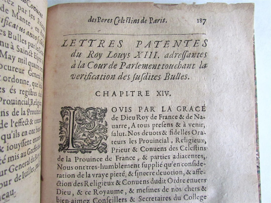 1634 antique Histoire du monastere et convent des Peres in FRENCH - 10