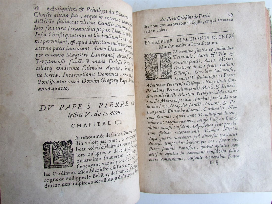 1634 antique Histoire du monastere et convent des Peres in FRENCH - 11