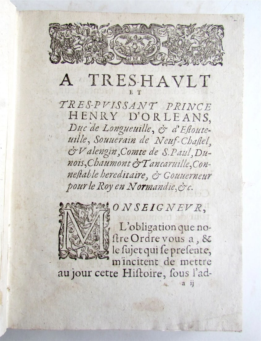1634 antique Histoire du monastere et convent des Peres in FRENCH - 3