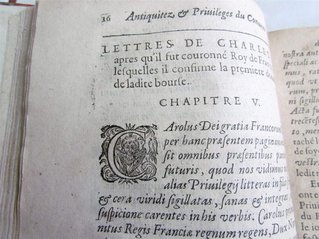 1634 antique Histoire du monastere et convent des Peres in FRENCH - 4