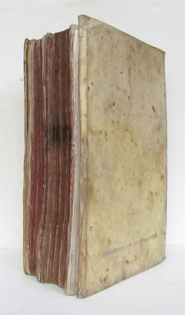 1663 THEOLOGY by MATTHIAE FABRI antique VELLUM BOUND FOLIO - 2
