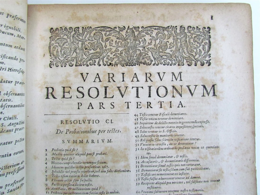 1665 THEOLOGY by Francesco Bordoni antique FOLIO VELLUM BOUND - 4