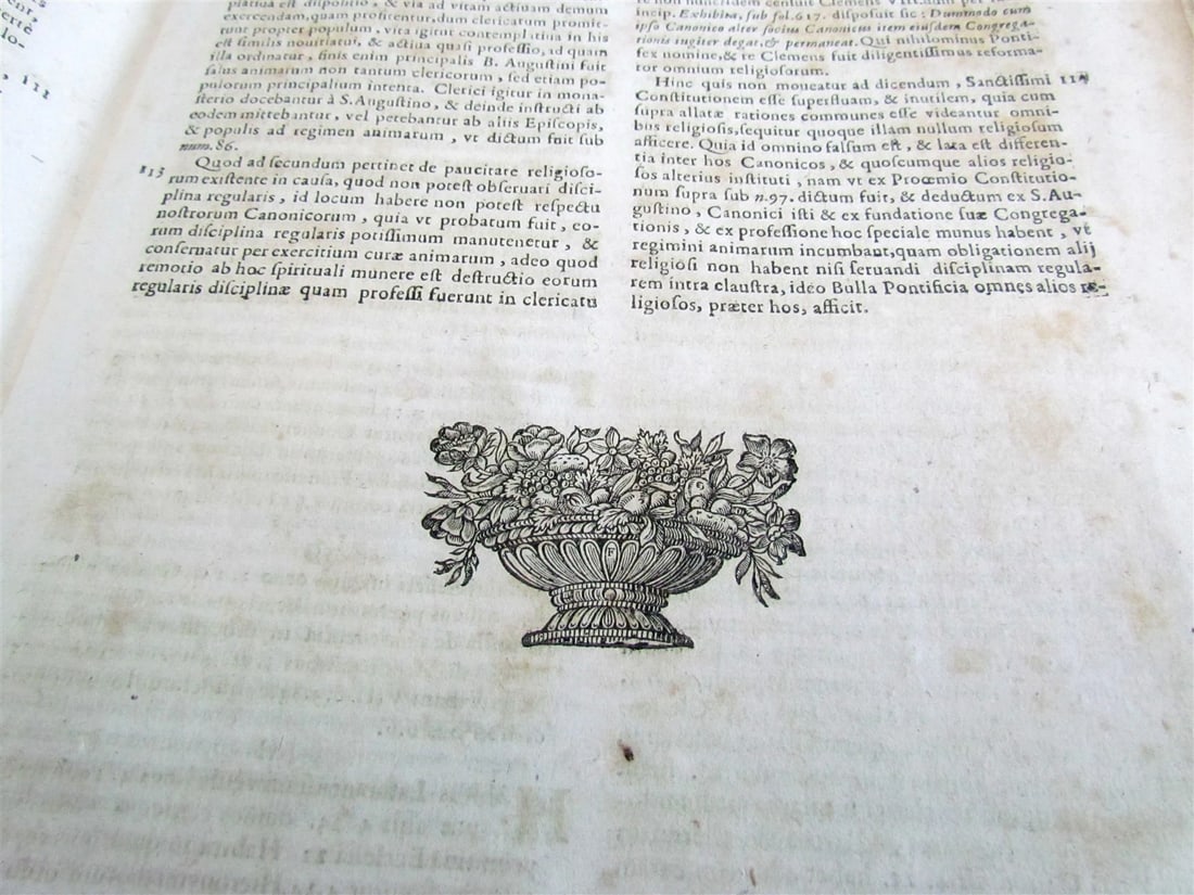 1665 THEOLOGY by Francesco Bordoni antique FOLIO VELLUM BOUND - 5