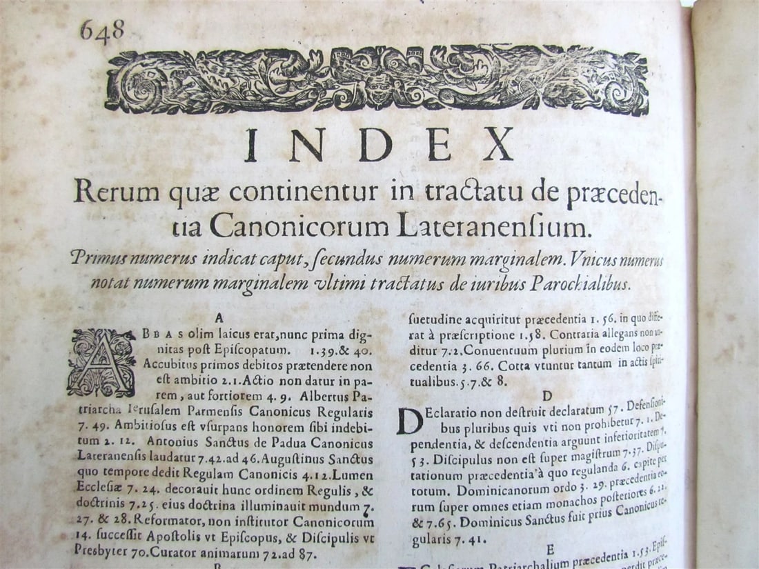 1665 THEOLOGY by Francesco Bordoni antique FOLIO VELLUM BOUND - 6