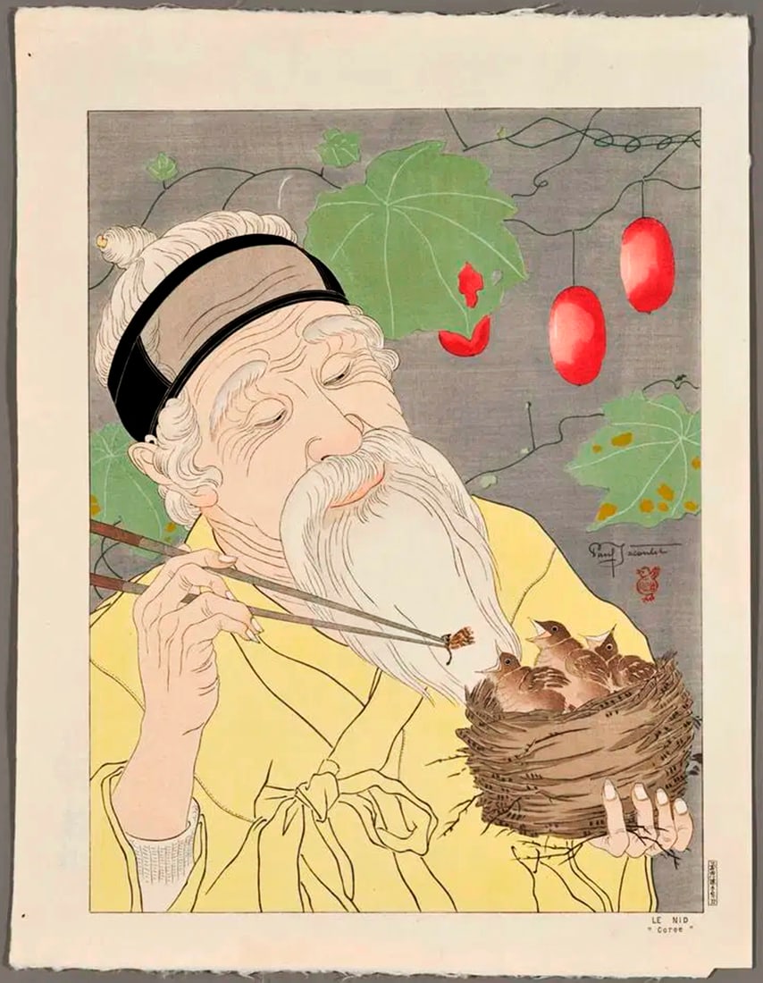 JACOULET, Paul (1902-1960): Le Nid - Corée. (1 of 1)