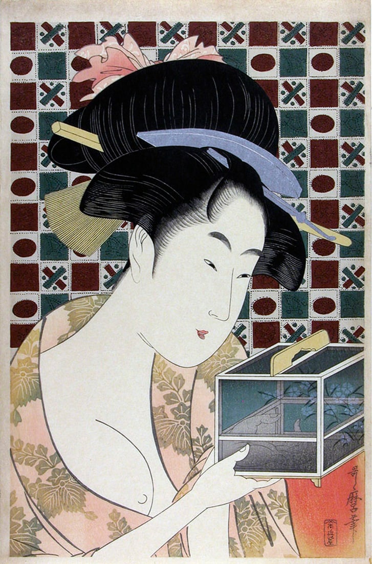 UTAMARO, Kitagawa (1750-1806): Insect cage (1 of 1)