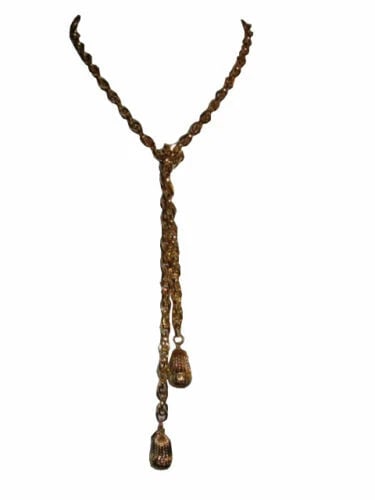 Alberto Juan 18 kt Gold Plated Tassel Necklace - 3