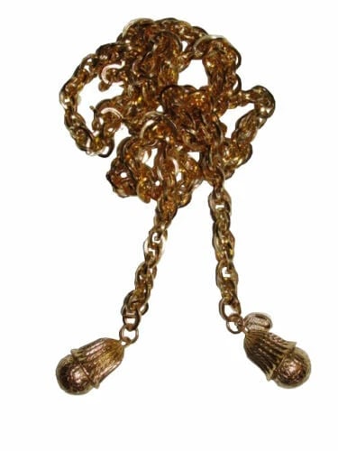 Alberto Juan 18 kt Gold Plated Tassel Necklace - 4