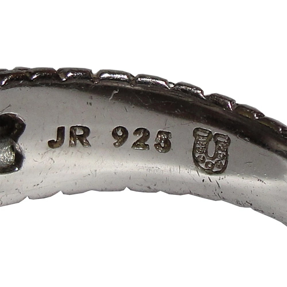 Judith Ripka Sterling Silver Blue Quartz Diamond Fontaine Ring - 7