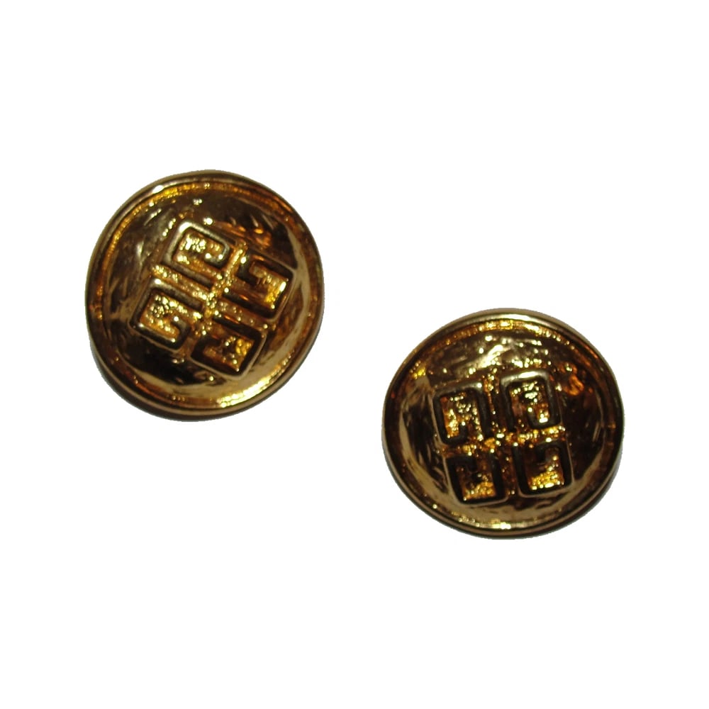 Givenchy 3D Abstract Monogram Dome Earrings - 2