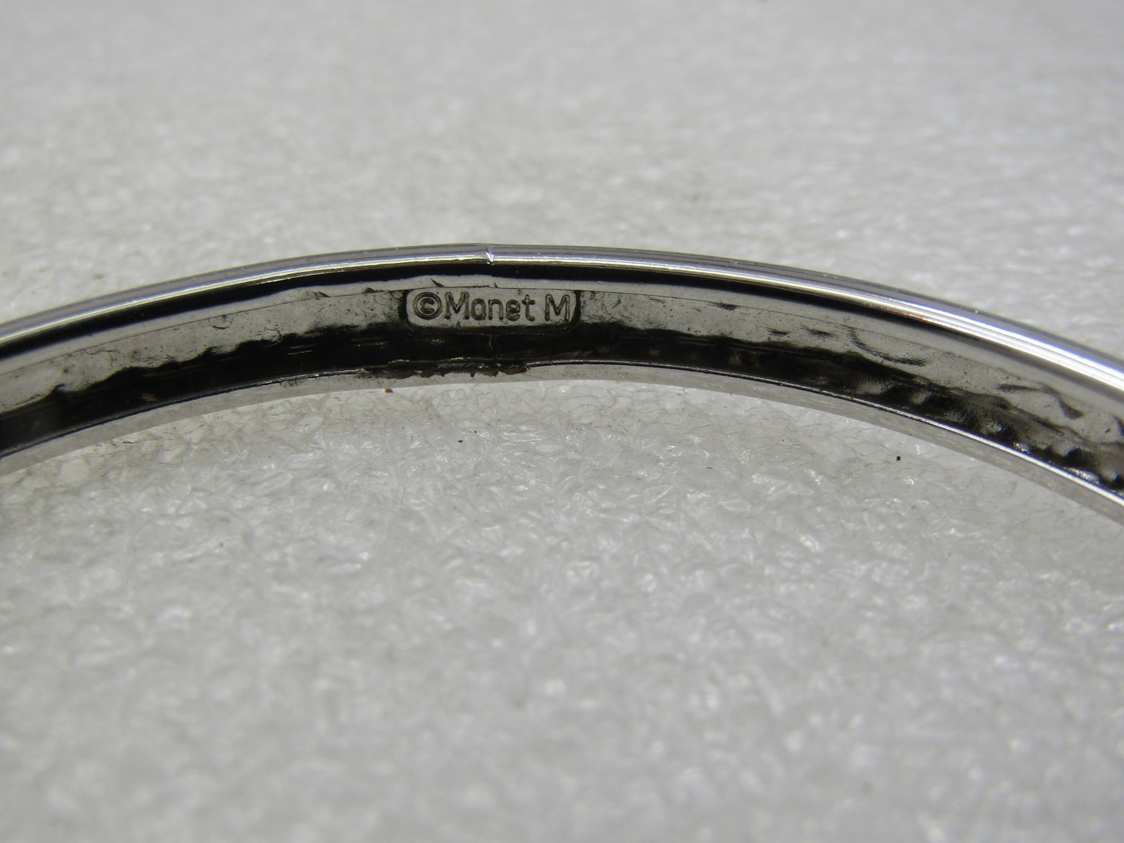 Vintage Stackable Bangle Bracelets, Monet & Unsigned, 7.75" - 6