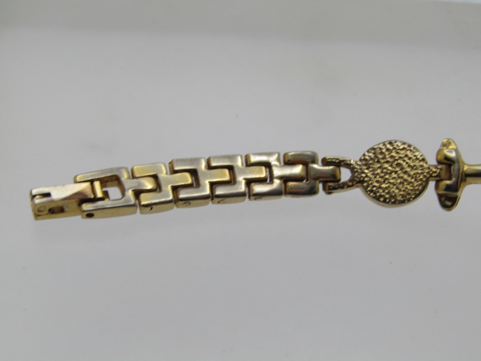 Vintage Dolphin Faux Opal Bracelet, 7.5", 1980's - 5