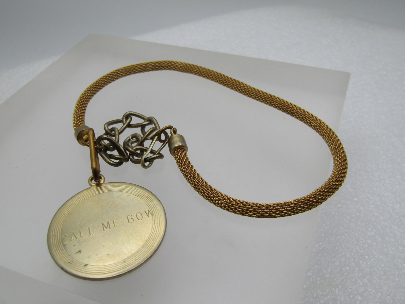 Vintage Call Me Bow Charm Bracelet/Ankle, 8"-11", 1960's-1970's - 2