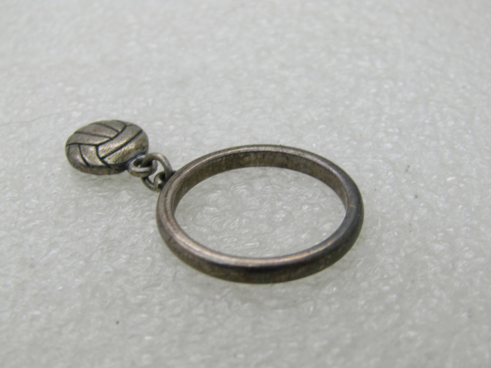 Vintage Sterling Avery Volleyball Charm Ring, Sz. 6 Retired - 5