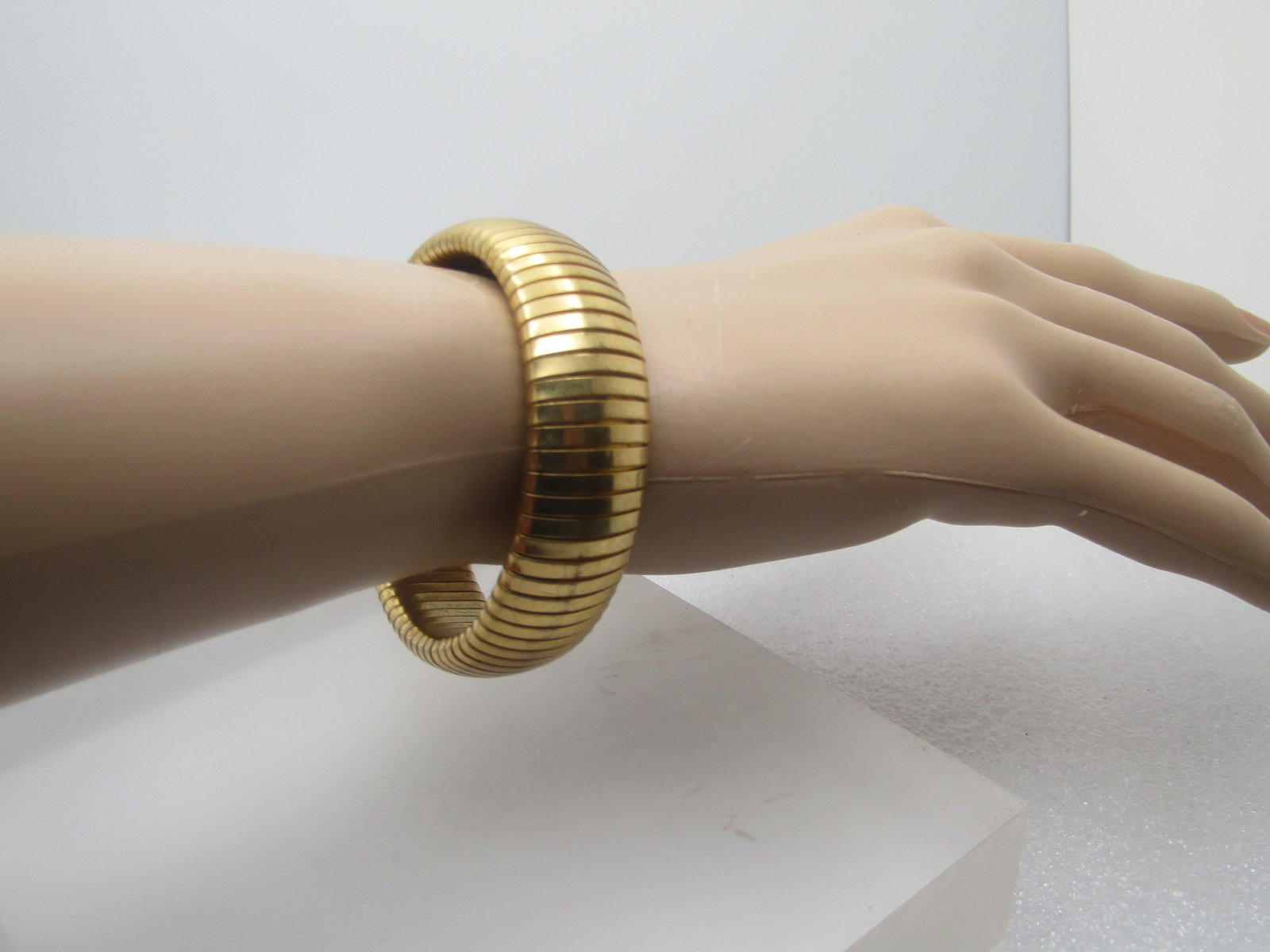 Vintage Omega Stretch Link Bracelet, 6.5"-7.5", 1970's-1980's - 5