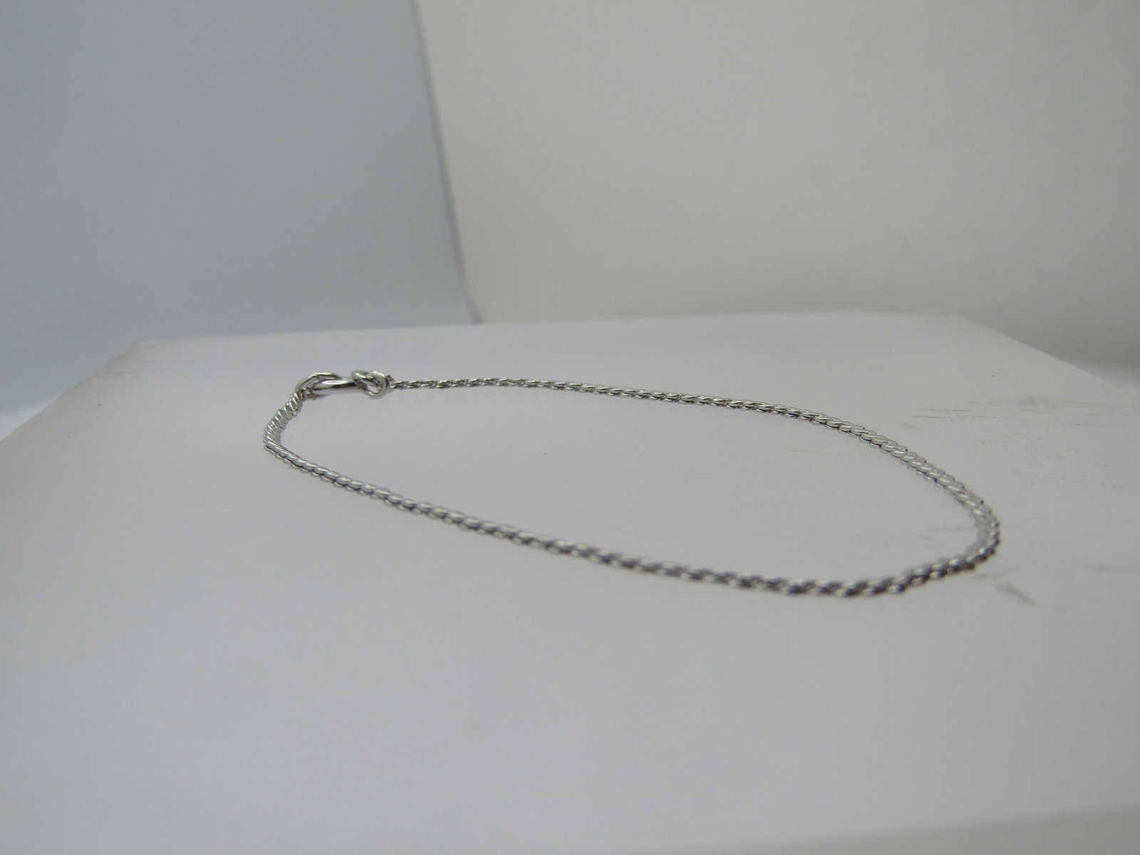 Herringbone Bracelet, 6.75" . 1/2mm, 1990's - 3