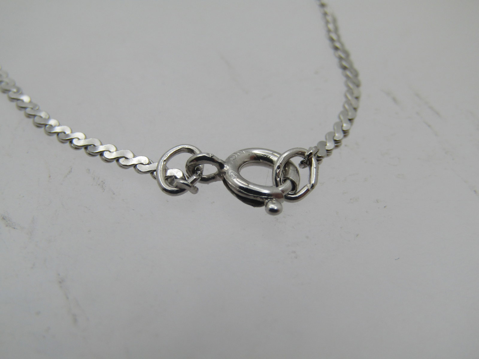 Herringbone Bracelet, 6.75" . 1/2mm, 1990's - 4