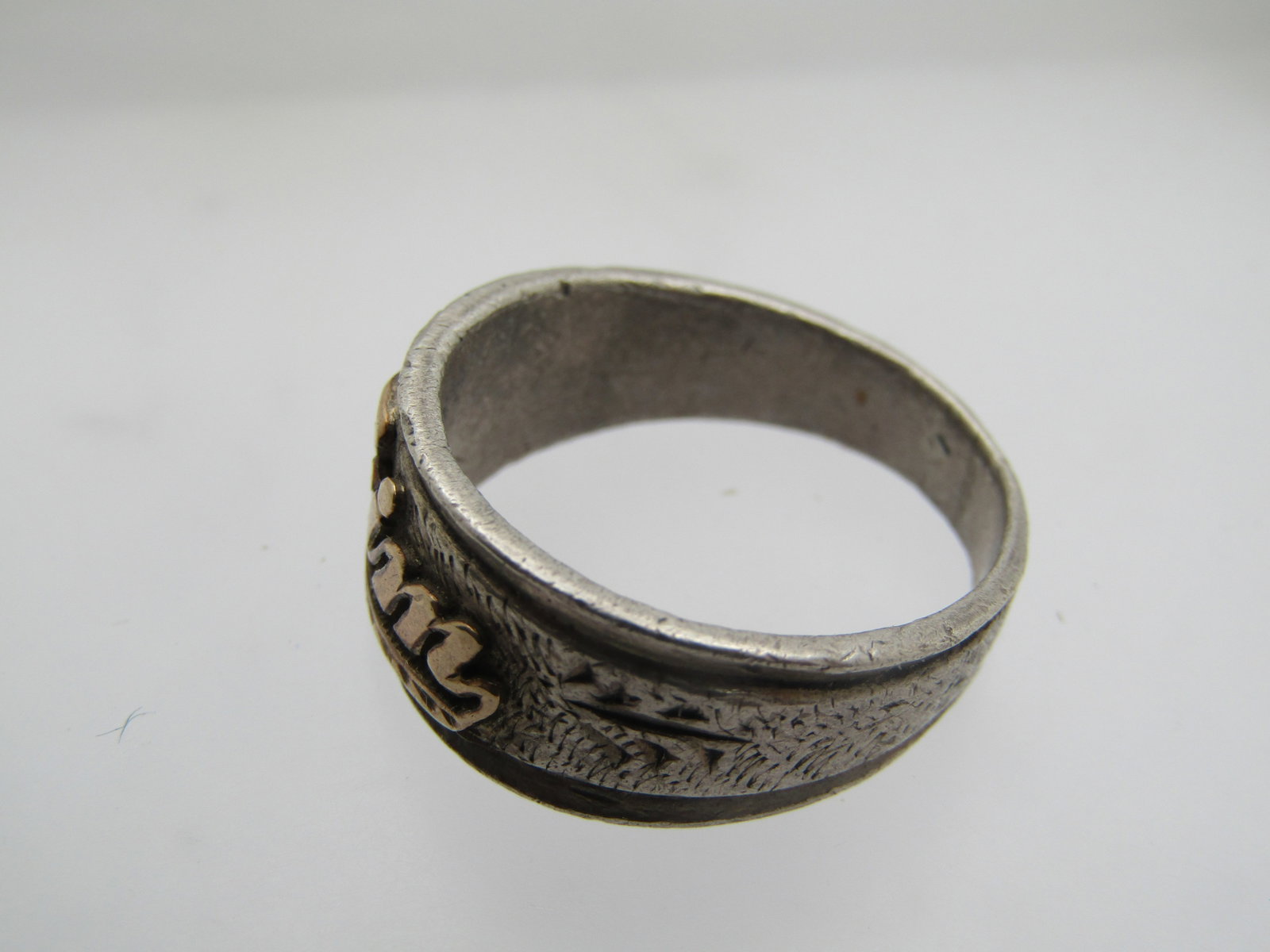 Vintage 10kt & Sterling JIM Name Ring, Sz. 11. - 6