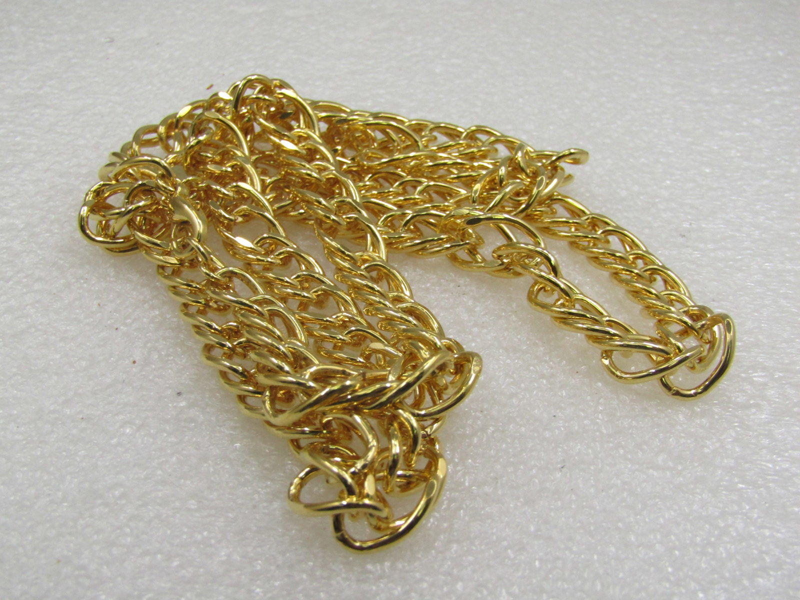 Vintage Kenneth Jay Lane Gold Tone Necklace, 30", 9.5mm wide, Chunky Link - 5