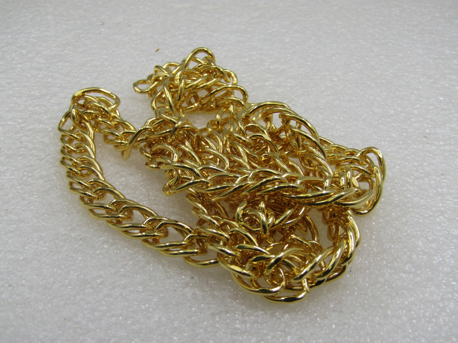 Vintage Kenneth Jay Lane Gold Tone Necklace, 30", 9.5mm wide, Chunky Link - 6