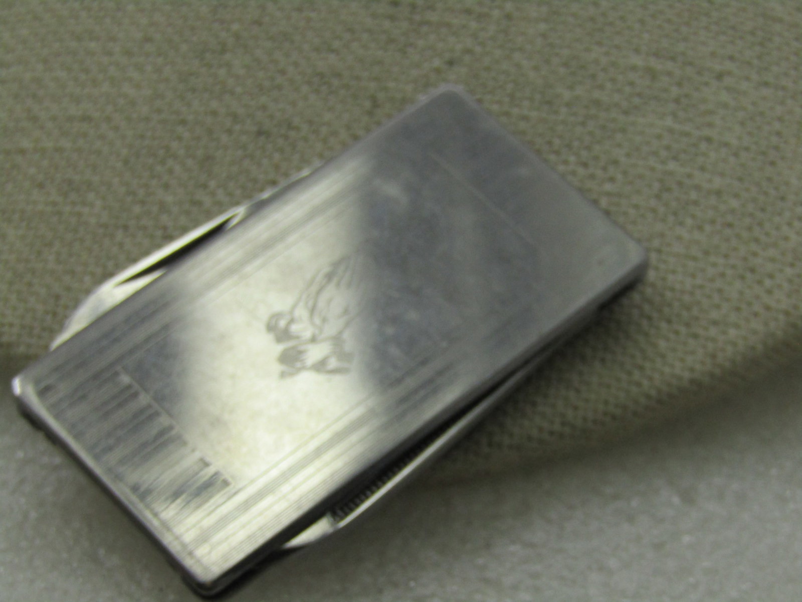 Vintage Praying Hands Pocket Knife & Money Clip - 2