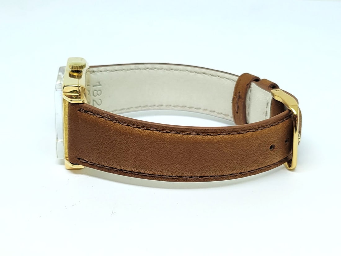 Vintage 18k Gold ROLEX Men's Square Winding Watch c.1954 SERVICED VERY RARE - 3