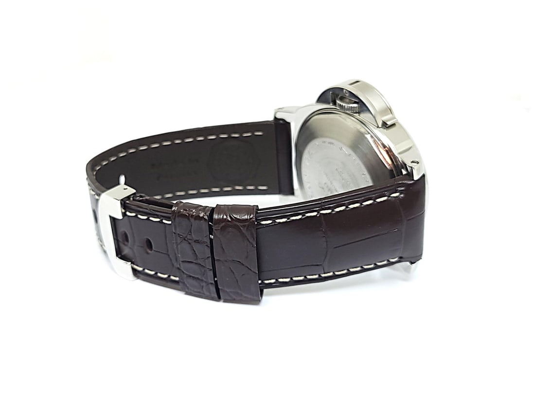 MEN'S PANERAI LUMINOR GMT AUTOMATIC WATCH OP 6554 PB504578 43 mm EXLNT - 5