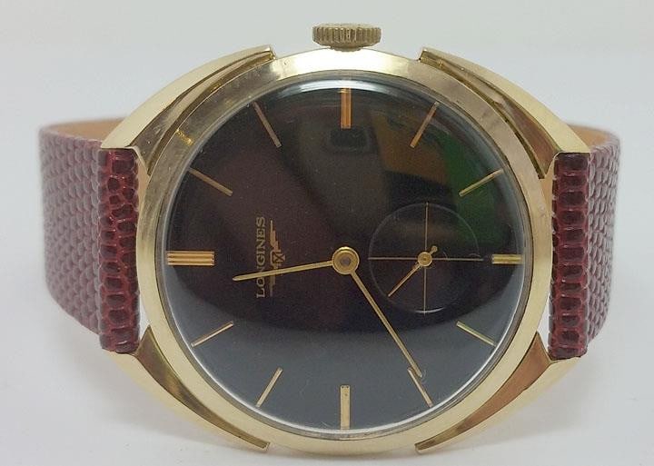 Vintage 14k LONGINES Mens Winding Watch c1956 Cal 280 BEAUTIFUL LOGS* EXLNT - 2