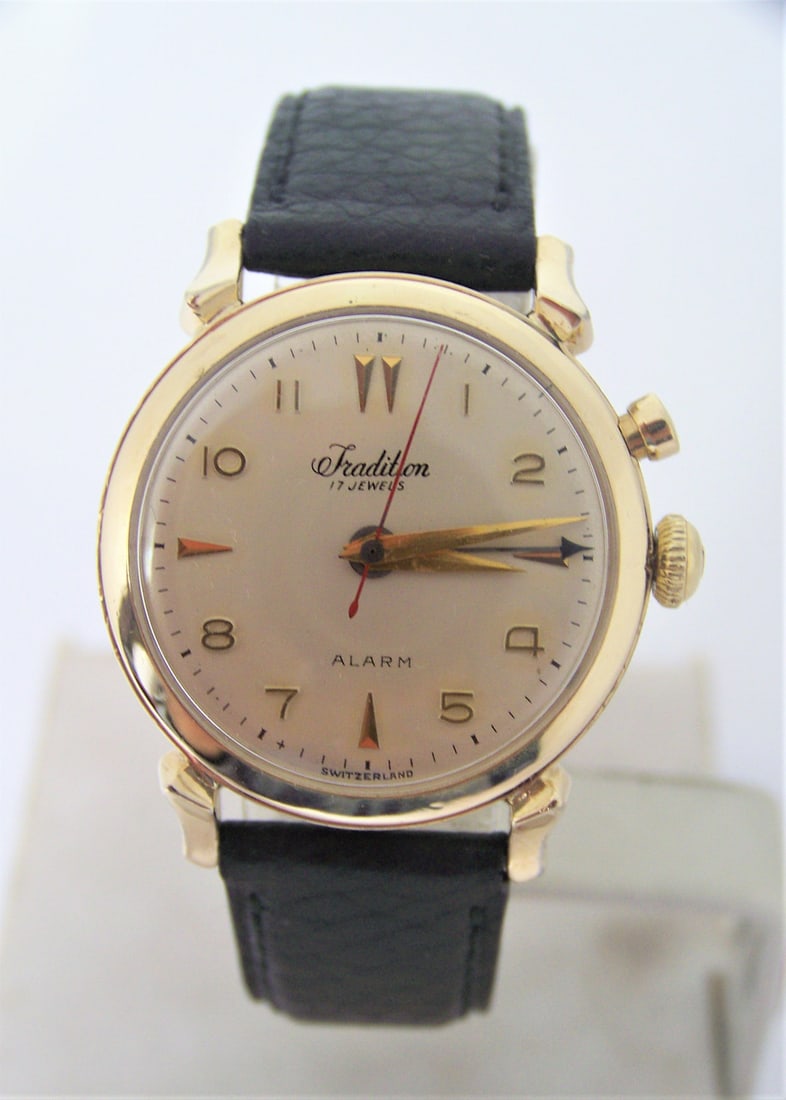Vintage 10k GF TRADITION CRICKET ALARM Watch 1950s SERVICED ORIGINAL DIAL* EXLNT: Vintage 10k GF TRADITION CRICKET ALARM Watch 1950s SERVICED ORIGINAL DIAL* EXLNT Great present for yourself or someone you love as well as for vintage collectors or enthusiasts! * 10k yellow goldfille