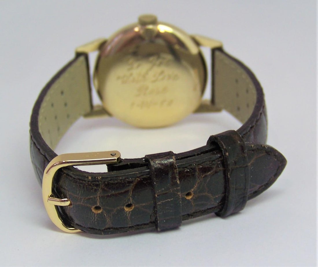 Vintage 14K HAMILTON KIRK Men's Winding Watch 1940s CAl 747* SERVICED - 3