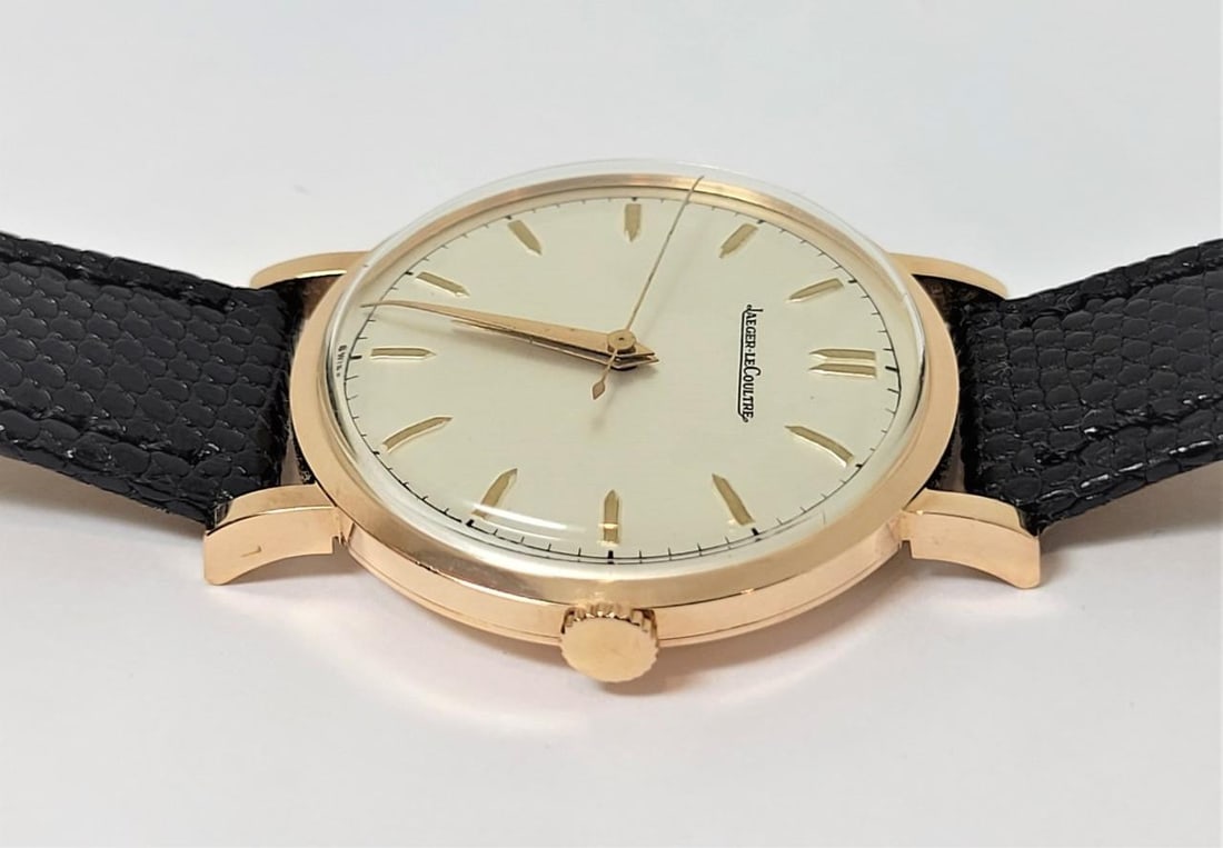 Vintage 18k Rose Gold JAEGER-LeCOULTRE Winding Watch c.1950s Cal P449 /4G EXLNT - 4