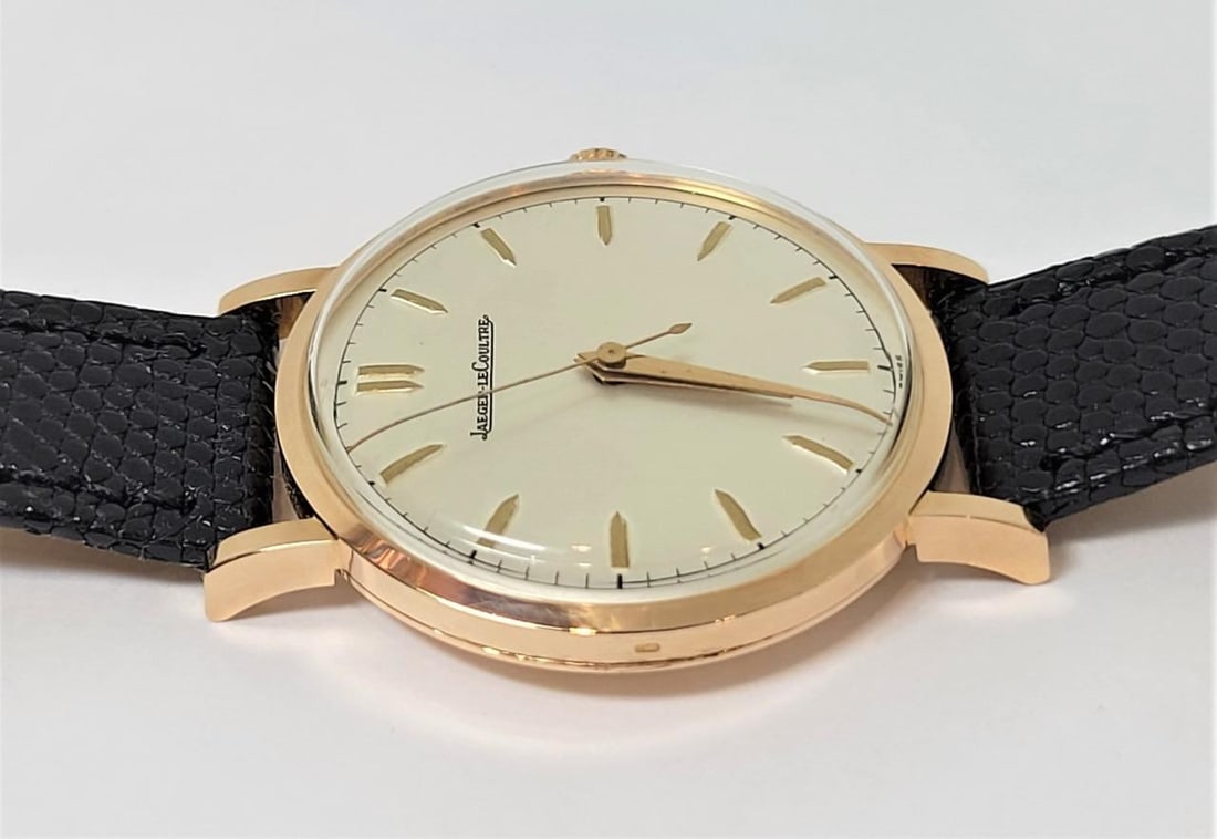 Vintage 18k Rose Gold JAEGER-LeCOULTRE Winding Watch c.1950s Cal P449 /4G EXLNT - 7