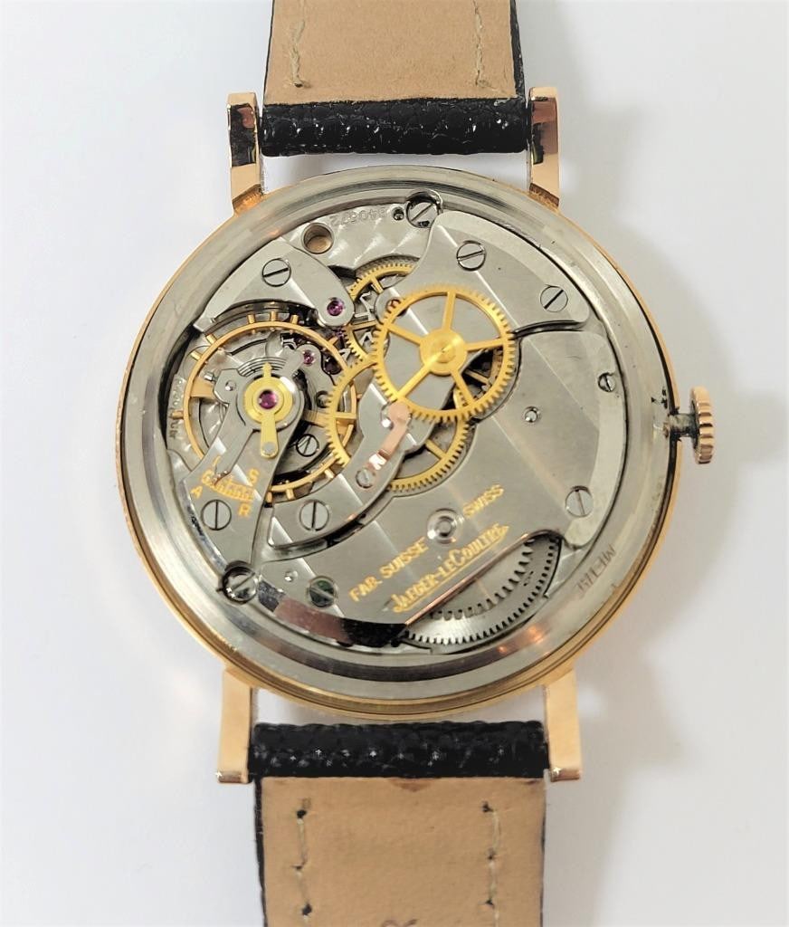 Vintage 18k Rose Gold JAEGER-LeCOULTRE Winding Watch c.1950s Cal P449 /4G EXLNT - 9