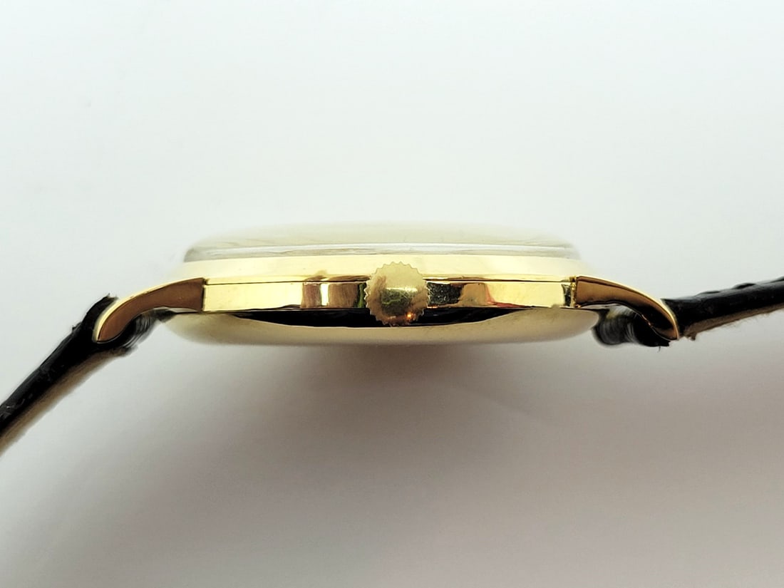 Vintage 18k Yellow Gold IWC SHAFFHAUSEN Winding Watch 1950s Cal 89 EXCELLENT - 8
