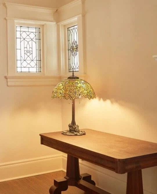 31.75"H Laburnum Stained Glass Table Lamp - 4
