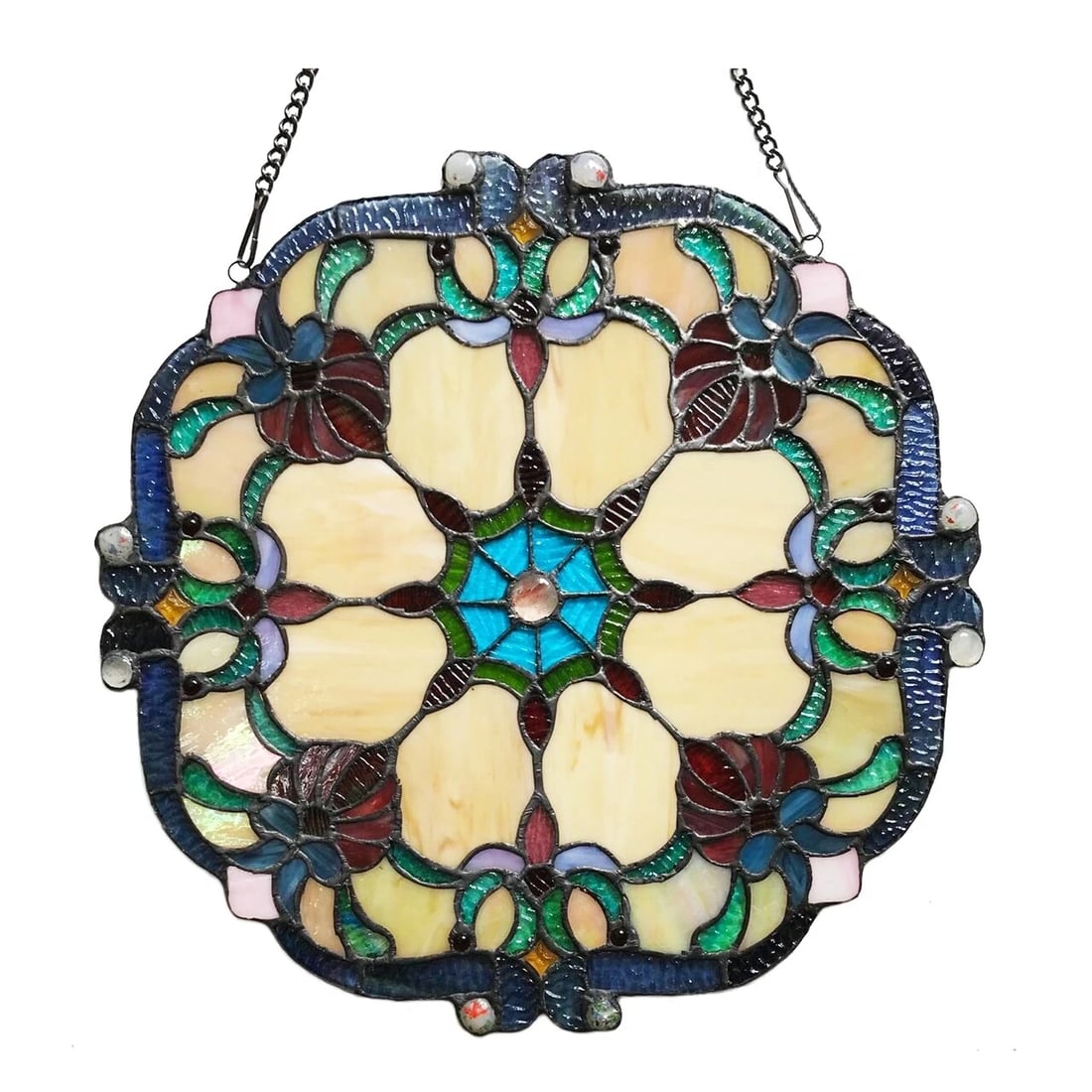 18" Stained Glass Window Hanging Panel Suncatcher - 2
