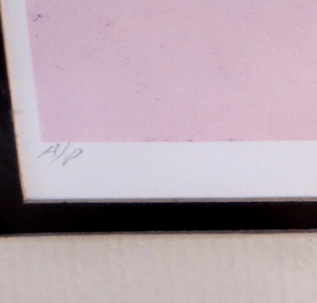 FRANK WHIPPLE Artist's Proof Lithograph ON THE BEACH (Chairs by the Sea) - 4