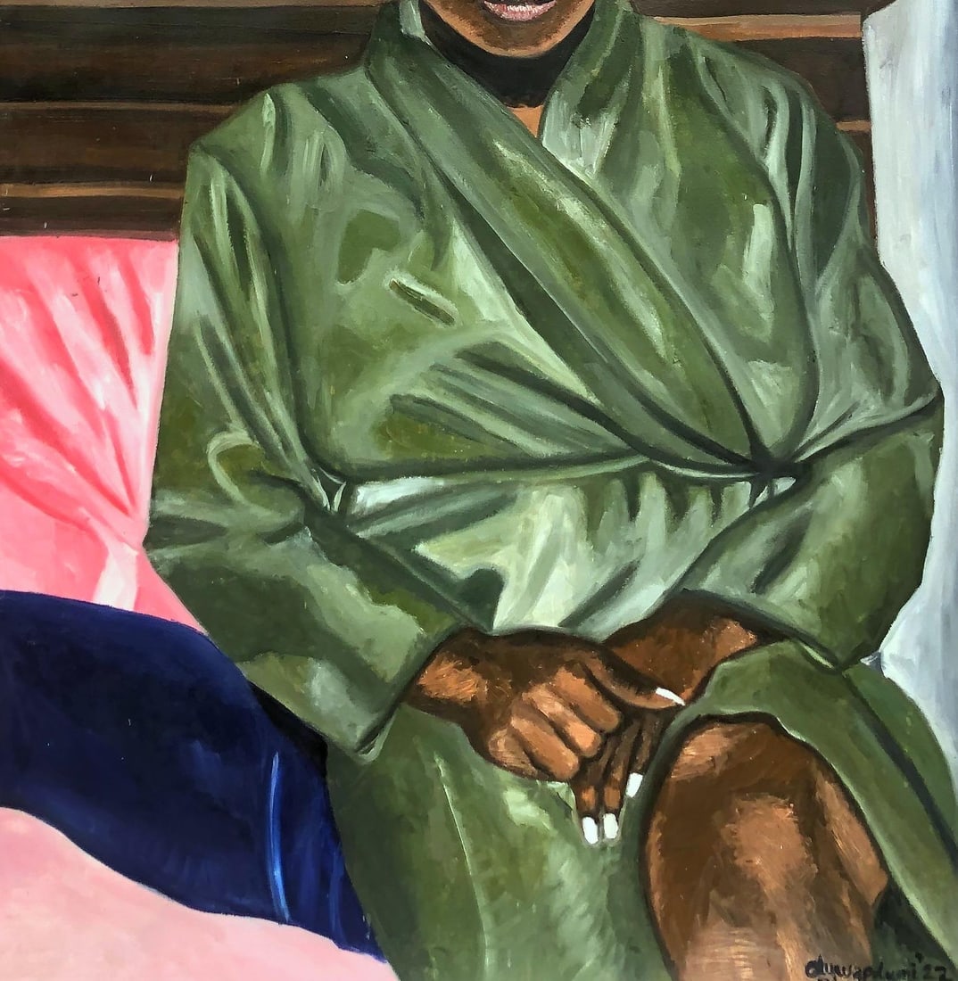 Oluwapelumi Oluyemi, Her Green Robe, 2023 - 3