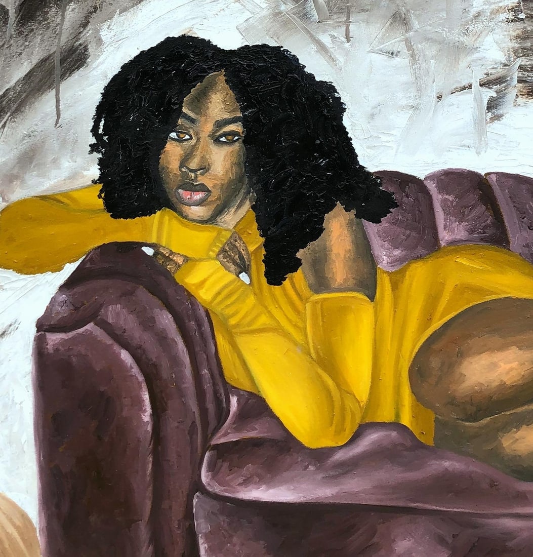 Oluwapelumi Oluyemi, Purple Couch, 2023 - 7