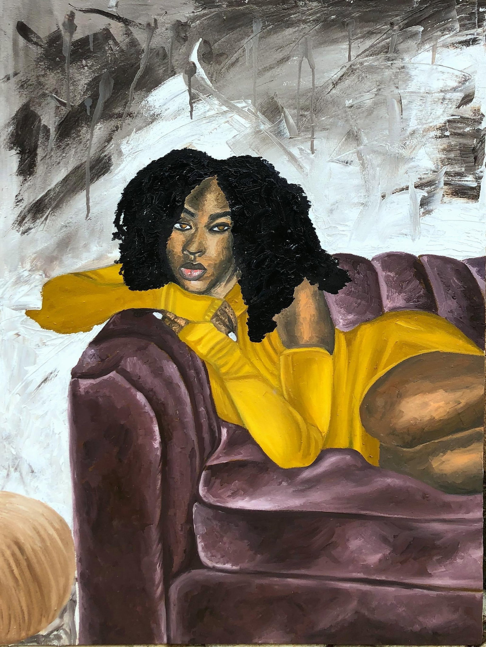 Oluwapelumi Oluyemi, Purple Couch, 2023 - 4