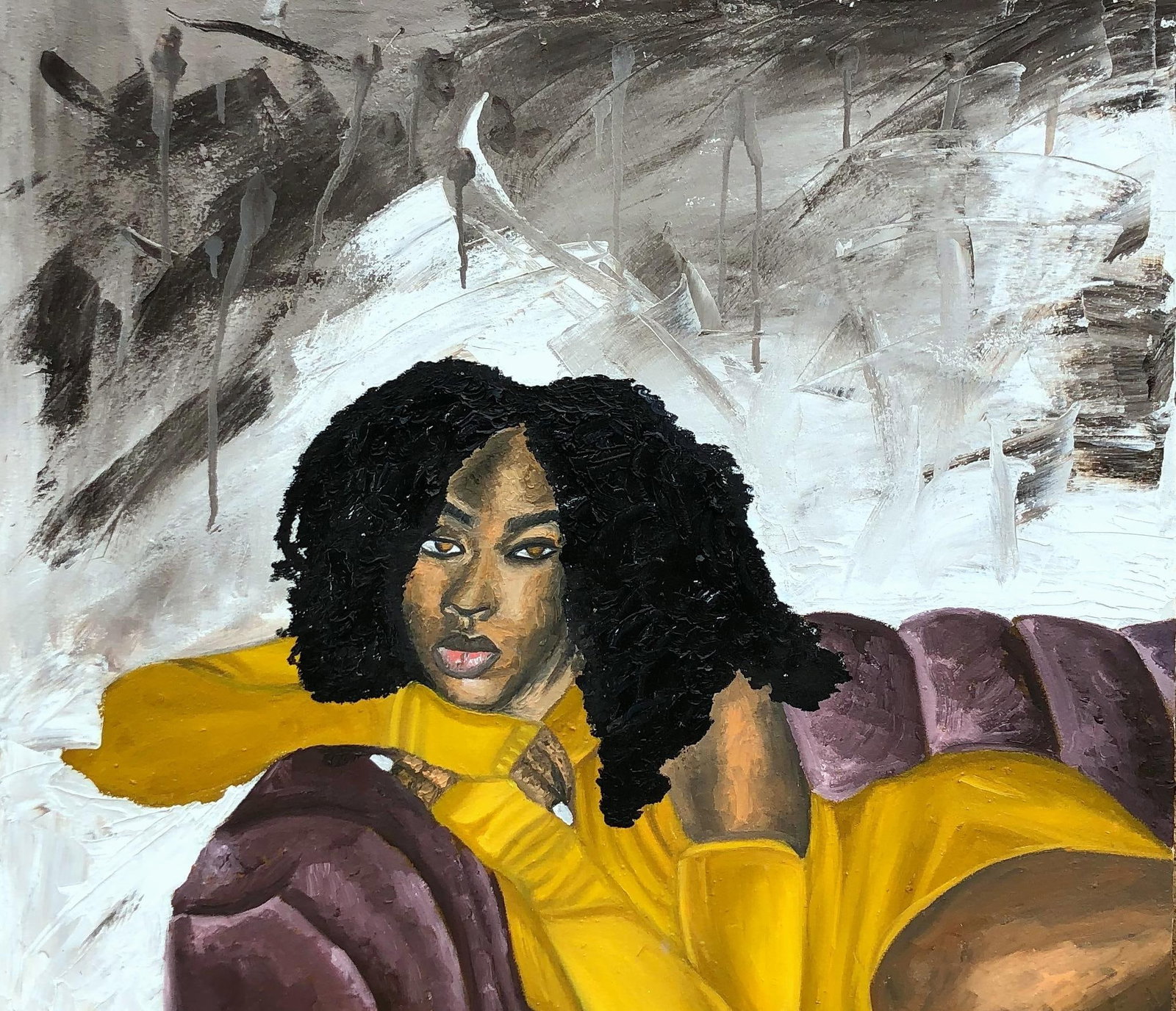 Oluwapelumi Oluyemi, Purple Couch, 2023 - 5