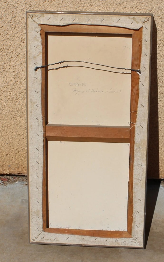 MARGARET HEHMAN-SMITH California Modernist Mixed Media Abstract Plexi box frame - 5