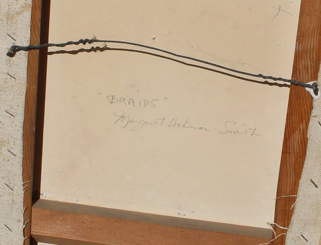 MARGARET HEHMAN-SMITH California Modernist Mixed Media Abstract Plexi box frame - 6