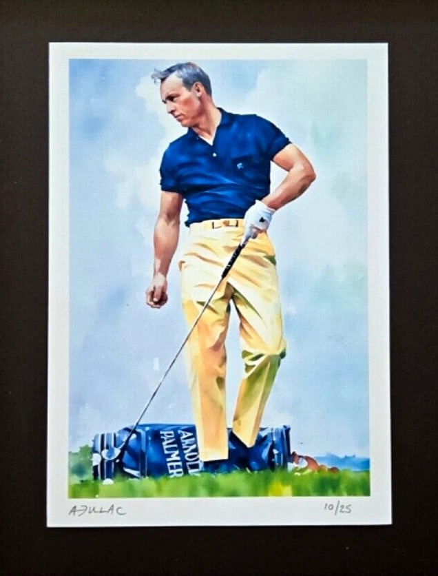 ALEXANDER DULAC | ARNOLD PALMER Hand Signed Authentic Print Edition of 25 COA+ - 3