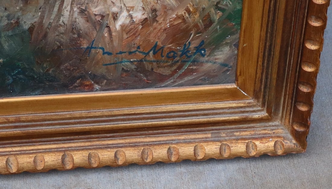 AMERICO MAKK Original oil painting Mother & Child "Mother's Love" - 5