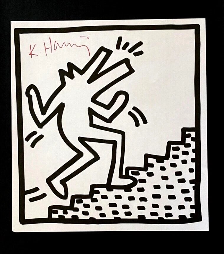 Keith Haring | Iconic Print Signed Collector Piece Framed ONLY 1 LEFT - 2