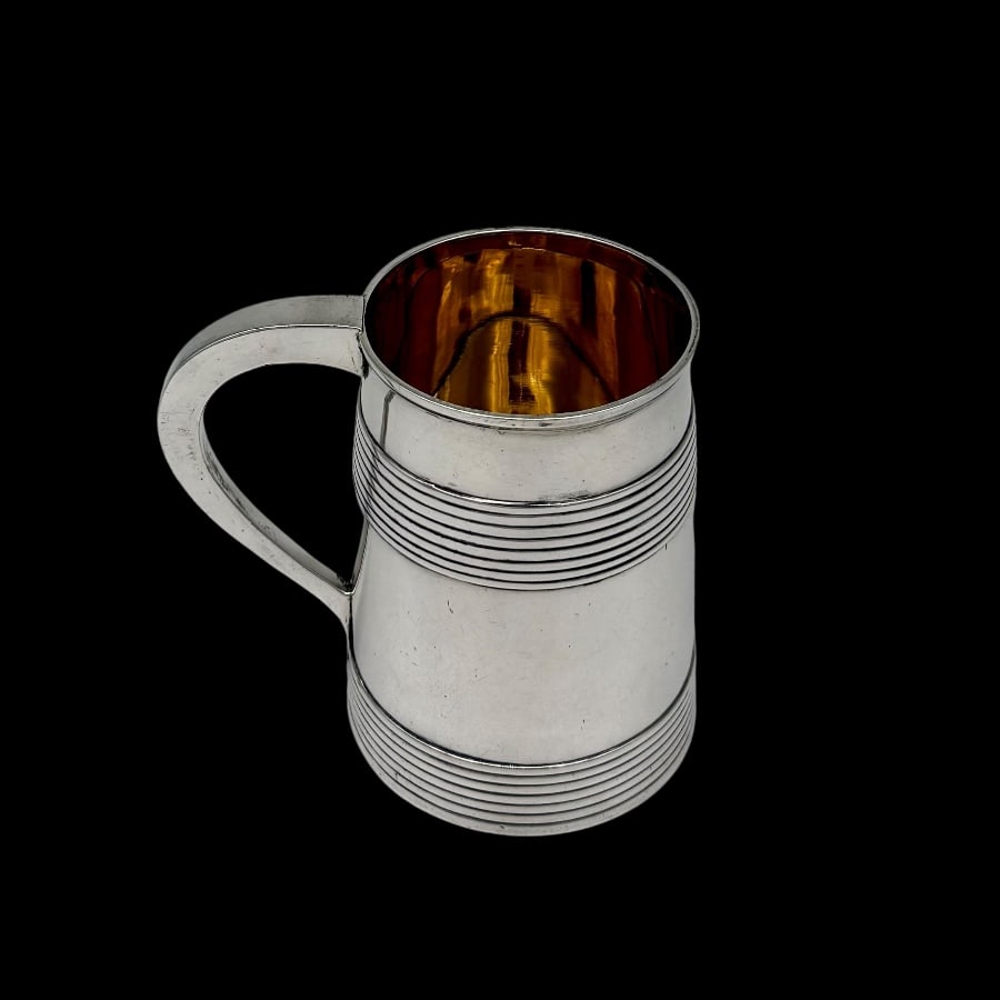 18th Century Antique George III Silver Mug London 1786 John Scofield (1 of 8)
