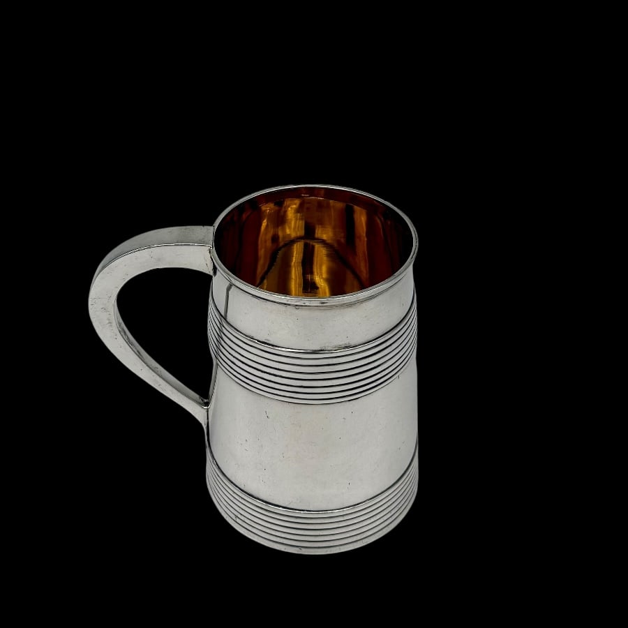 18th Century Antique George III Silver Mug London 1786 John Scofield - 2