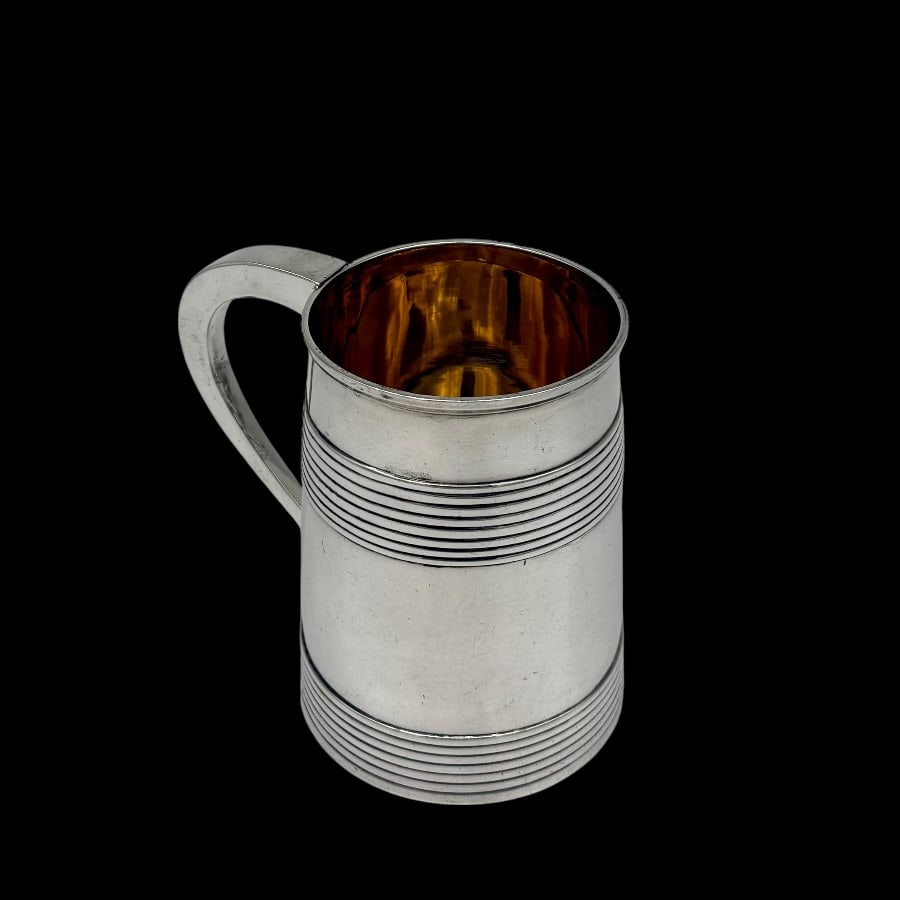 18th Century Antique George III Silver Mug London 1786 John Scofield - 5